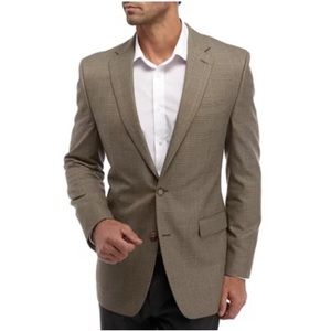 Lauren Ralph Lauren Tan and Black Check Sport Coat